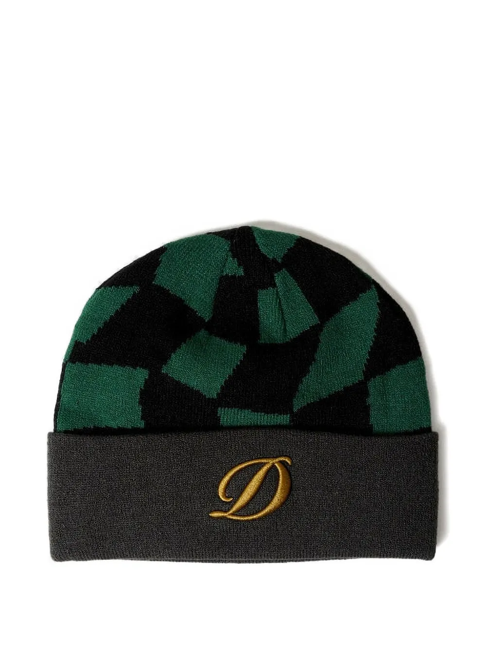 Dime Logo-embroidered Beanie In Green