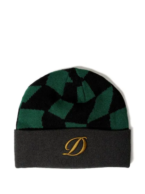 dime logo-embroidered beanie