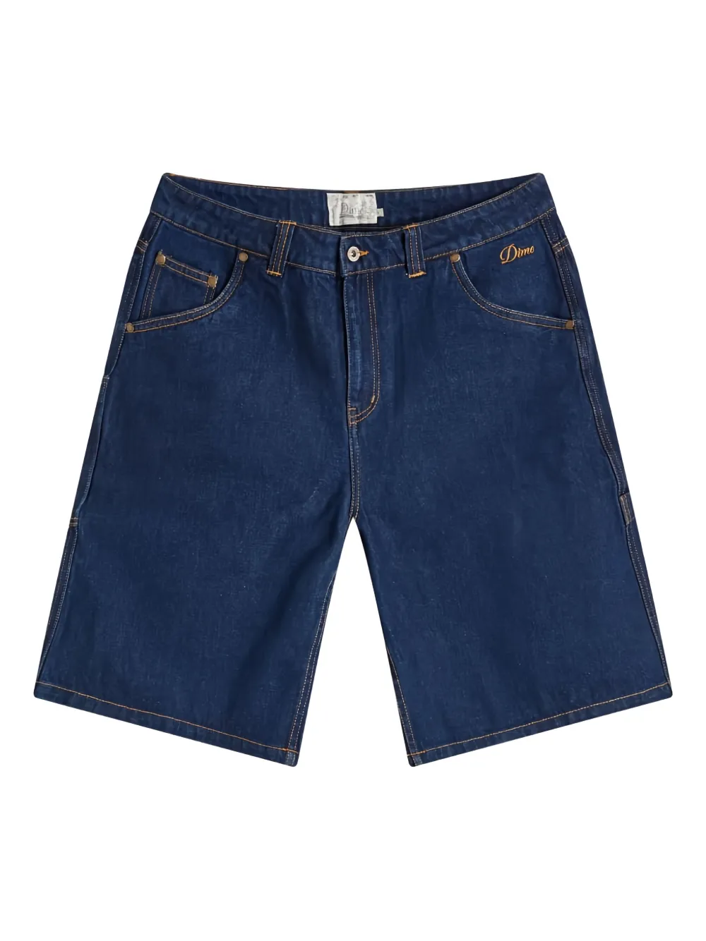 Dime Denim Shorts In Animal Print