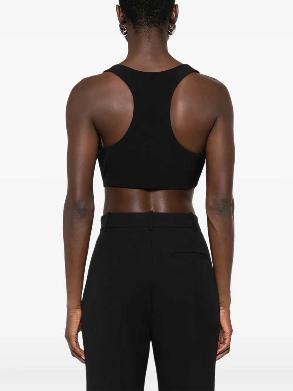 Elisabetta Franchi Verfraaide top Zwart