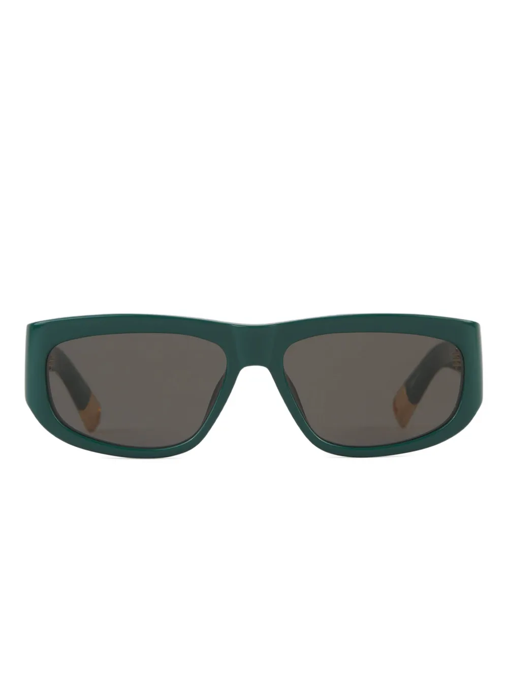 Jacquemus lentes de sol con armazón rectangular | verde | Image 1