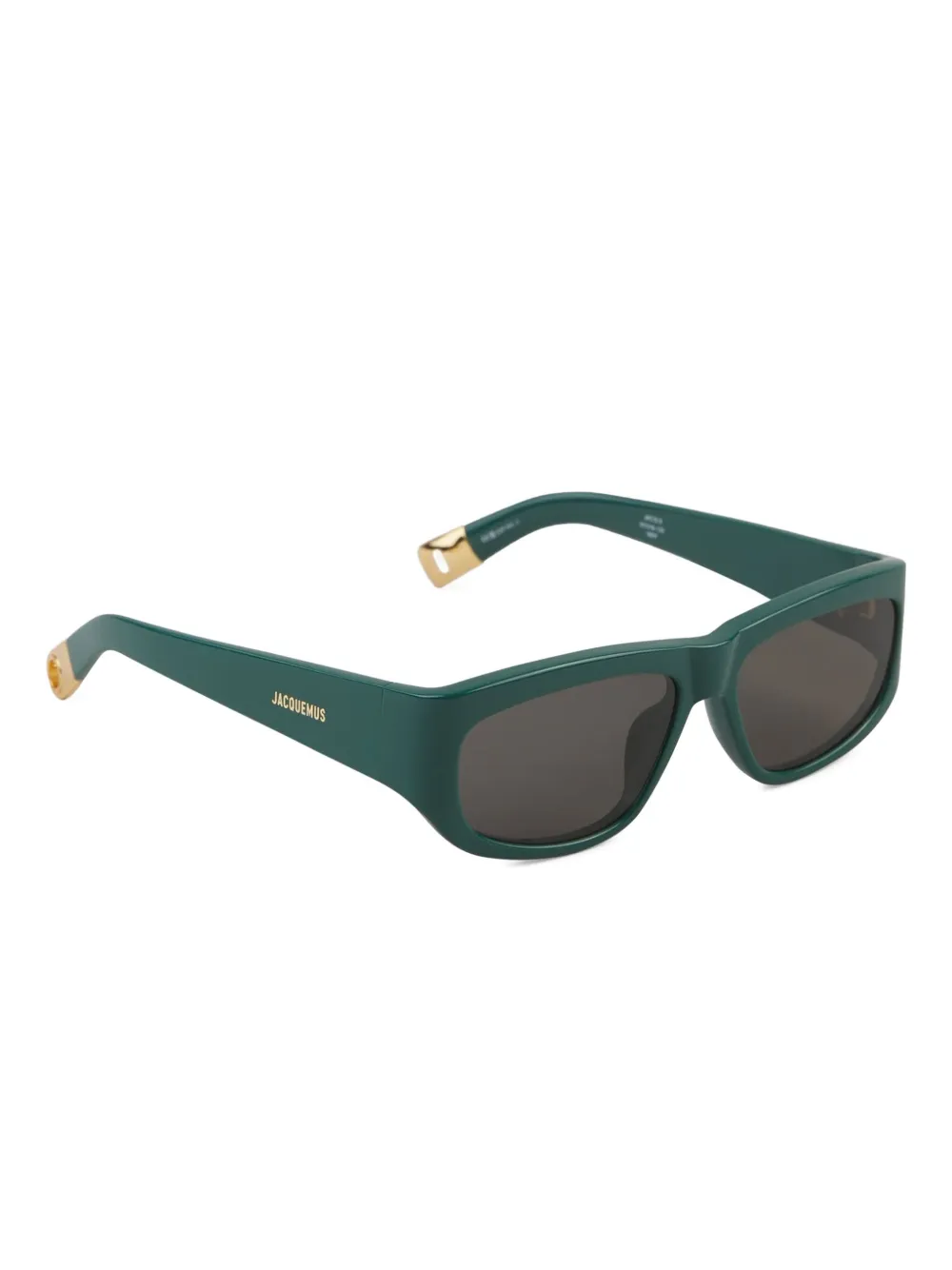 Jacquemus LUNETTES DE SOLEIL PILOTA D-FRAME VERTES - Groen
