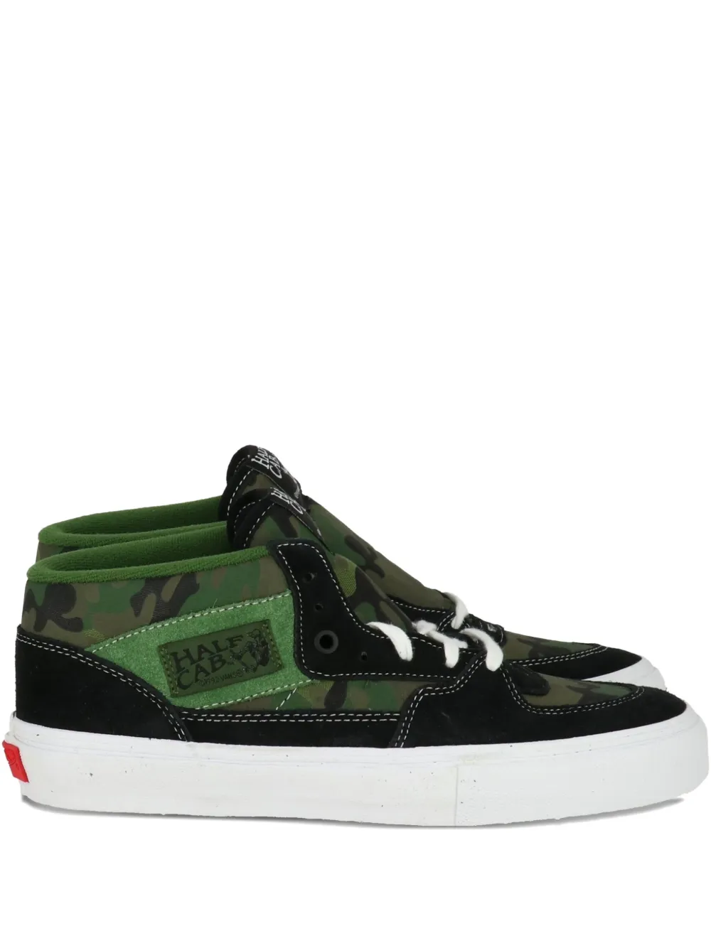Vans camouflage-print lace-up sneakers Green