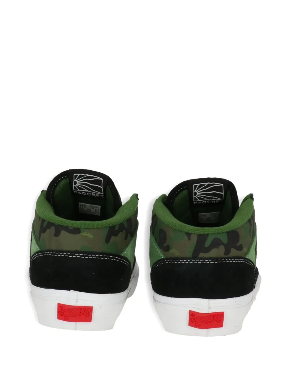 Vans camouflage-print lace-up sneakers Green