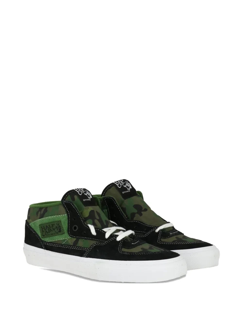 Vans camouflage-print lace-up sneakers Green