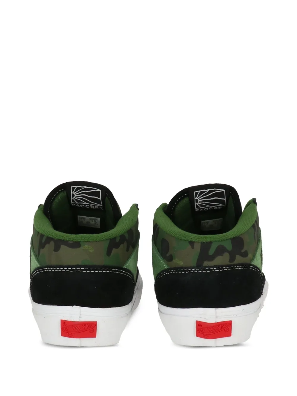 Vans camouflage-print lace-up sneakers Green