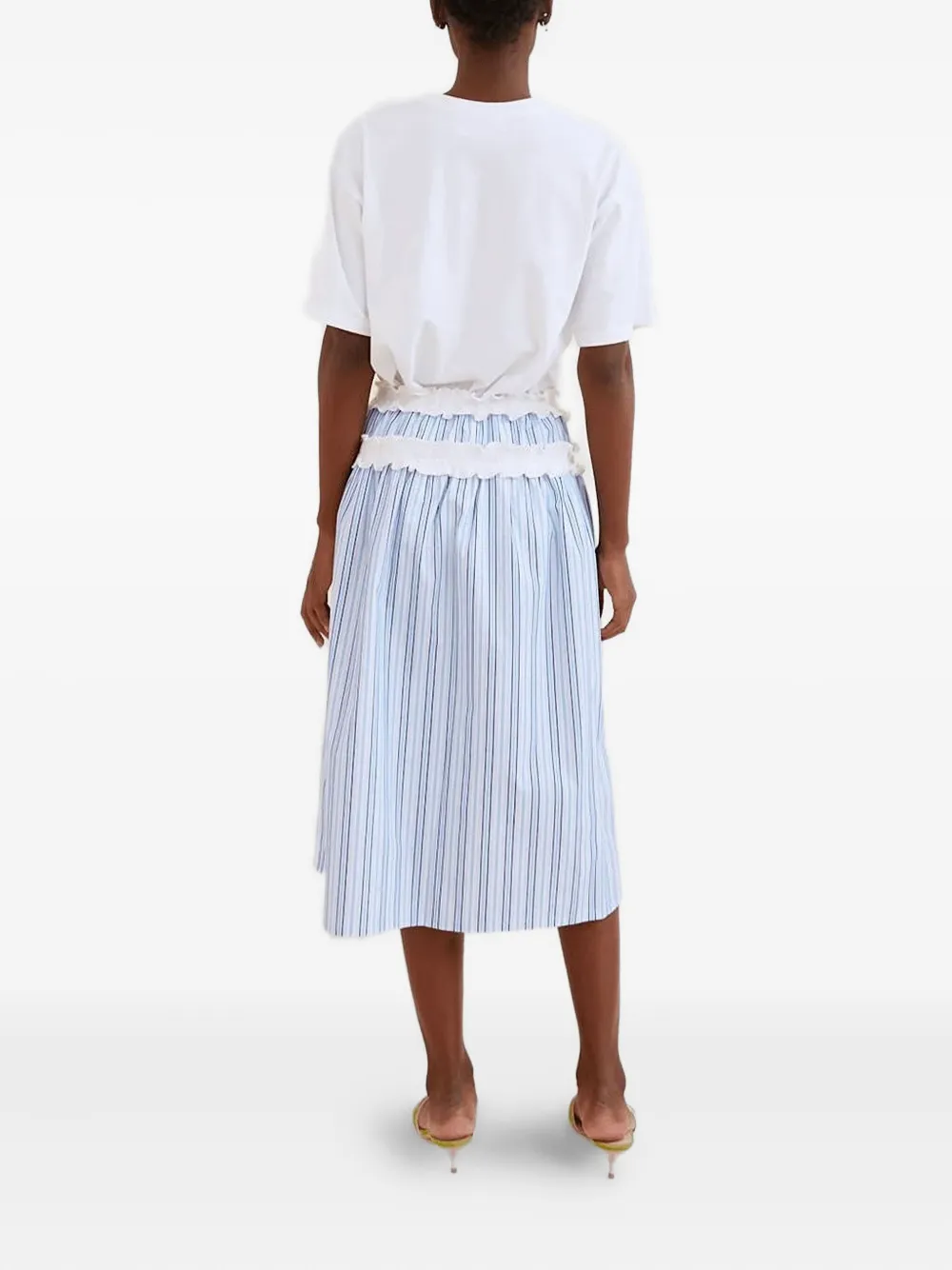 OpéraSPORT Rok met ruches - Blauw
