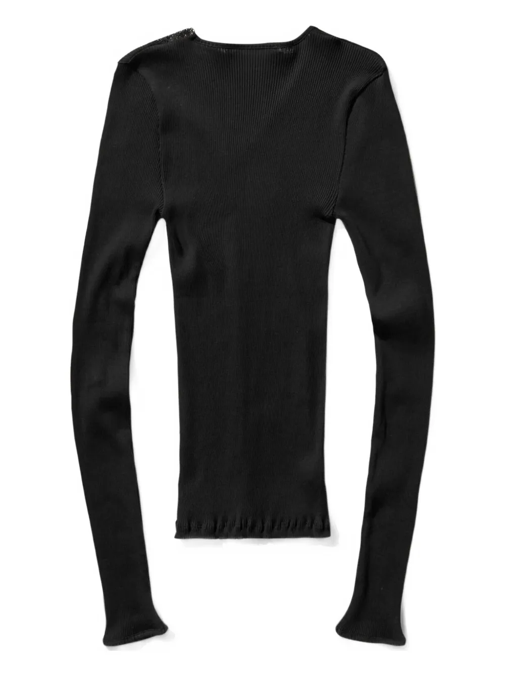 OpéraSPORT Ellie asymmetric-neck blouse - Zwart