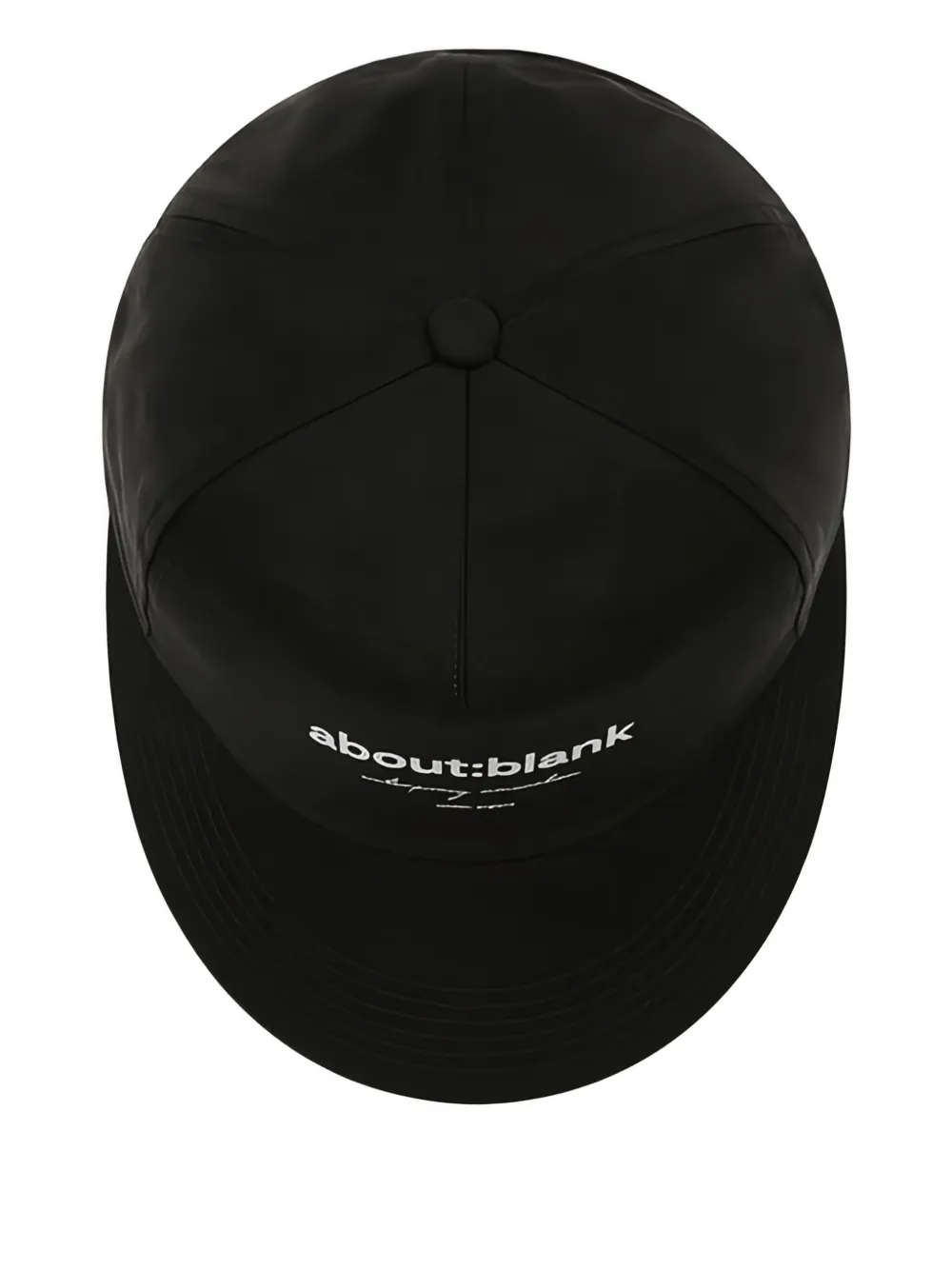 Aboutblank Logo Cap In Black