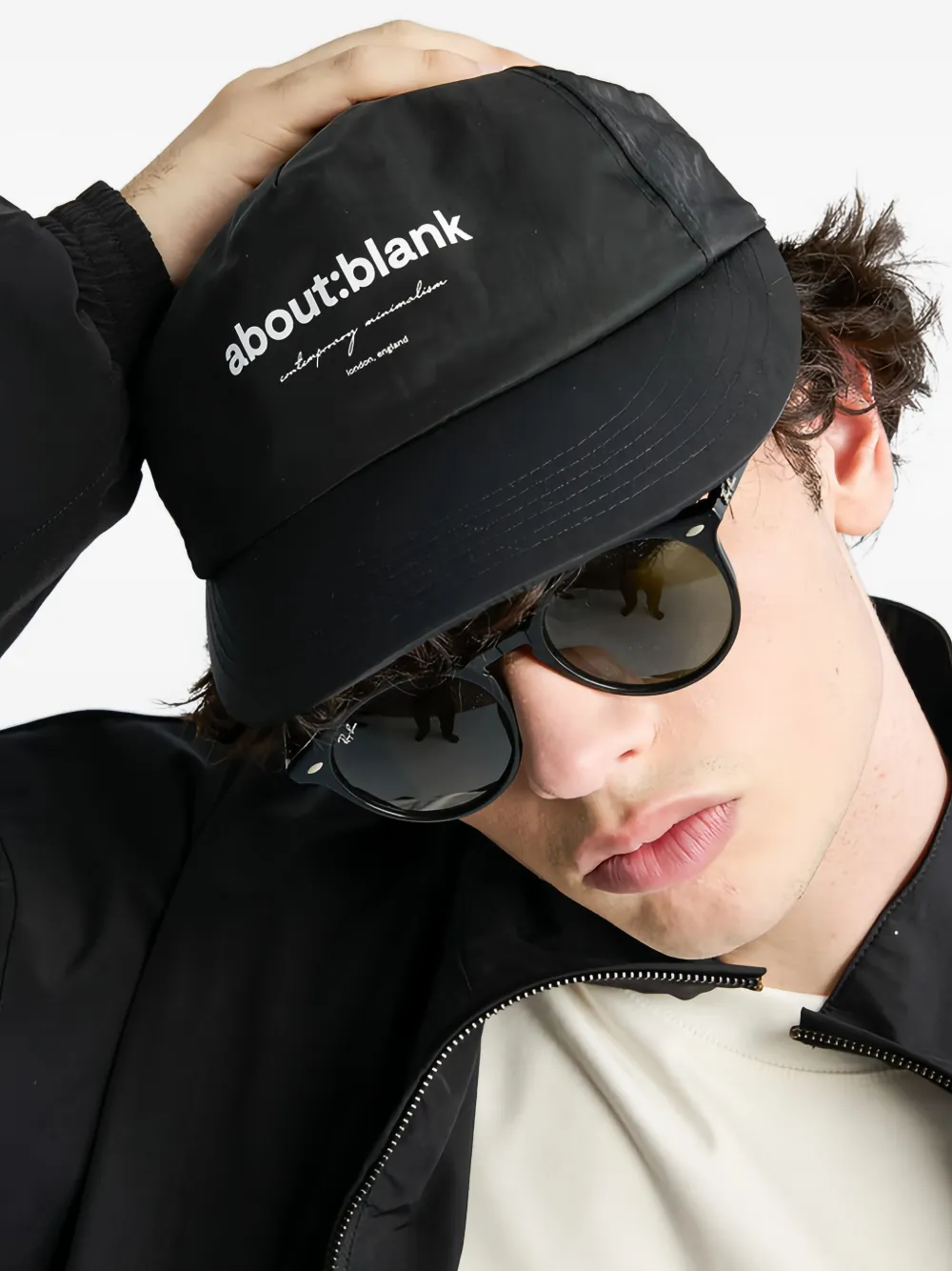 Aboutblank Logo Cap In Black