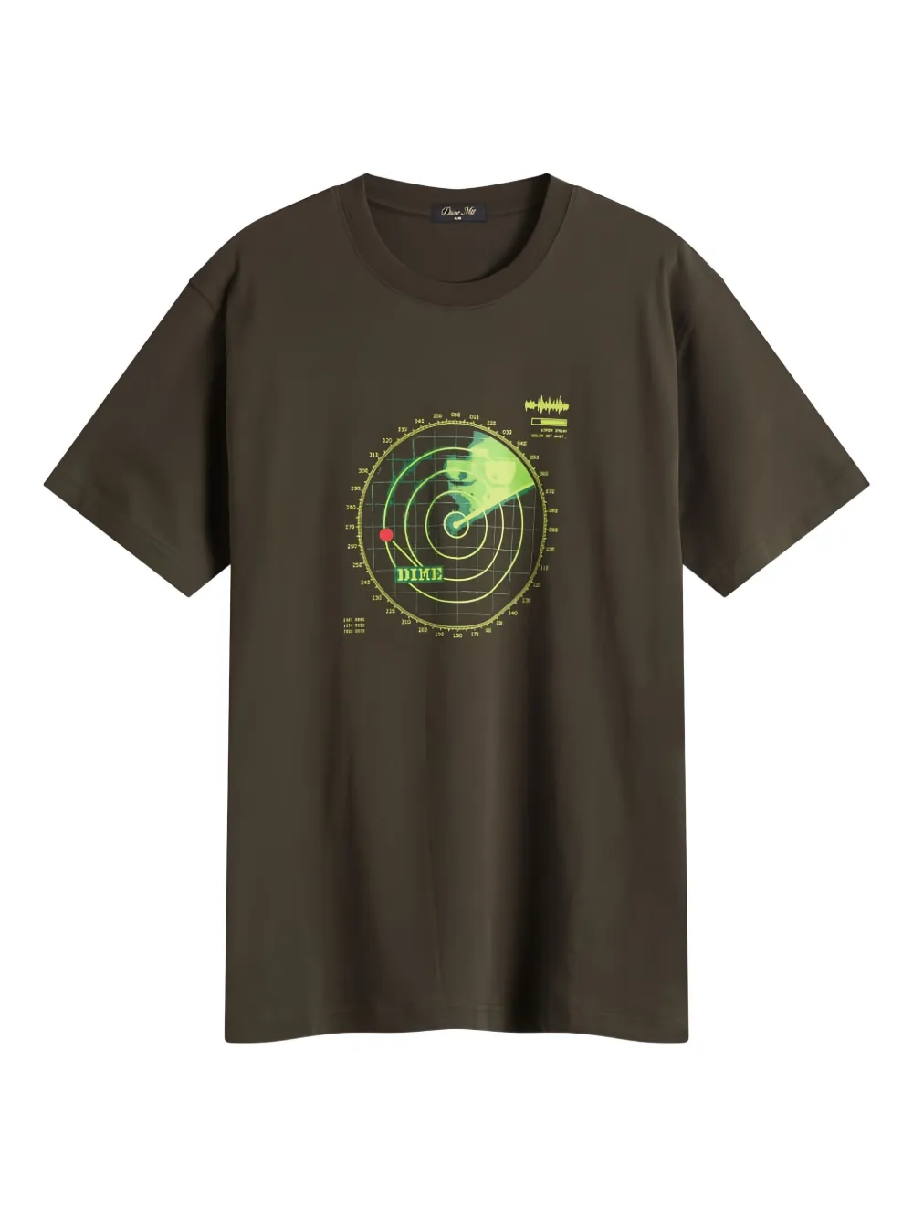 Dime Radar T-shirt In Black