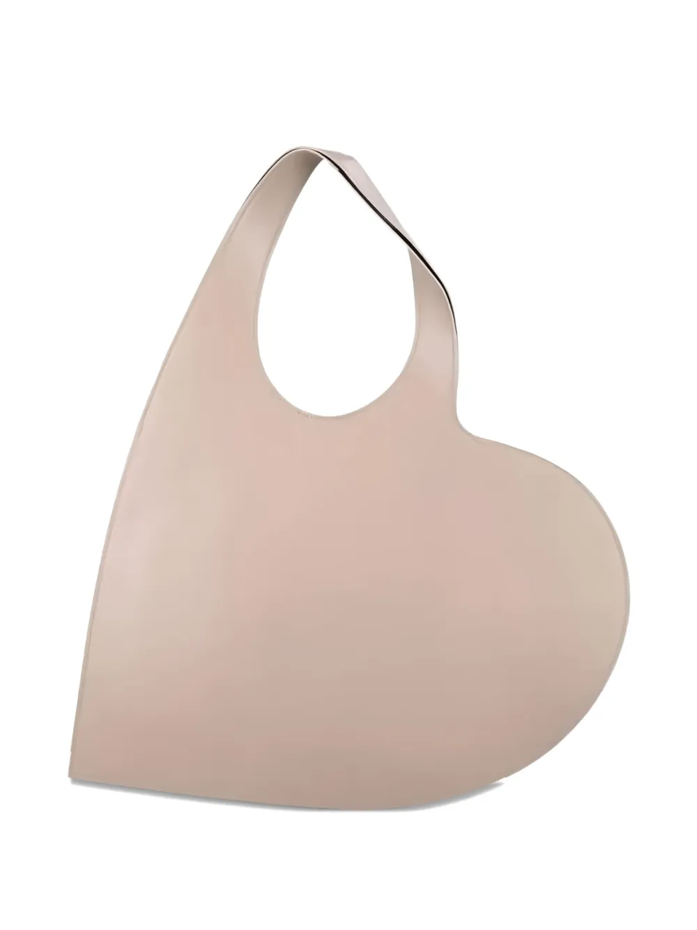 Coperni heart-shaped leather bag - Beige