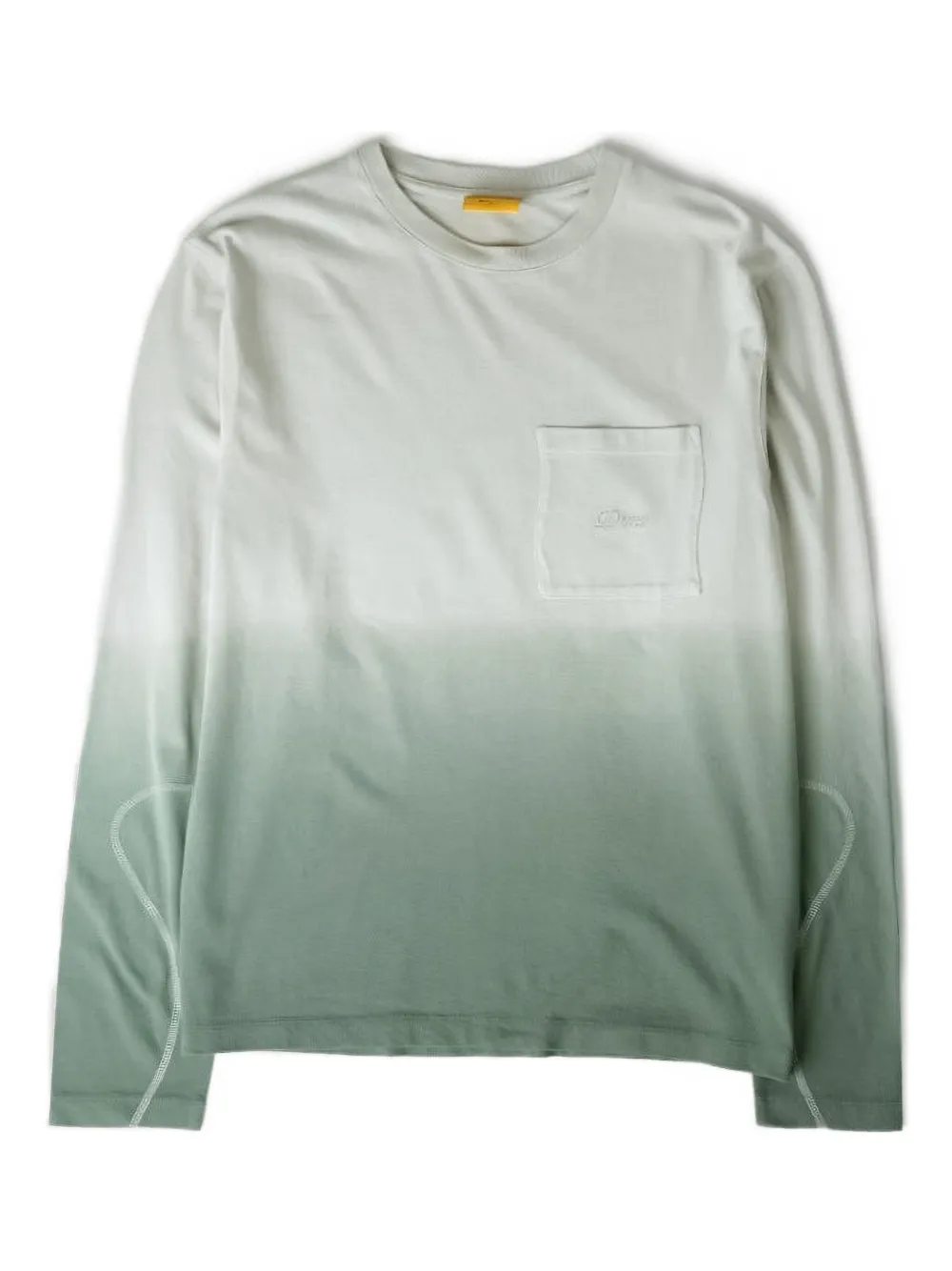 Dime Ombre Long-sleeve Pocket T-shirt In Multi