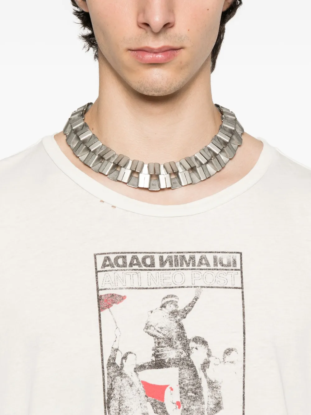 Enfants Riches Déprimés My Role in the War katoenen T-shirt Beige