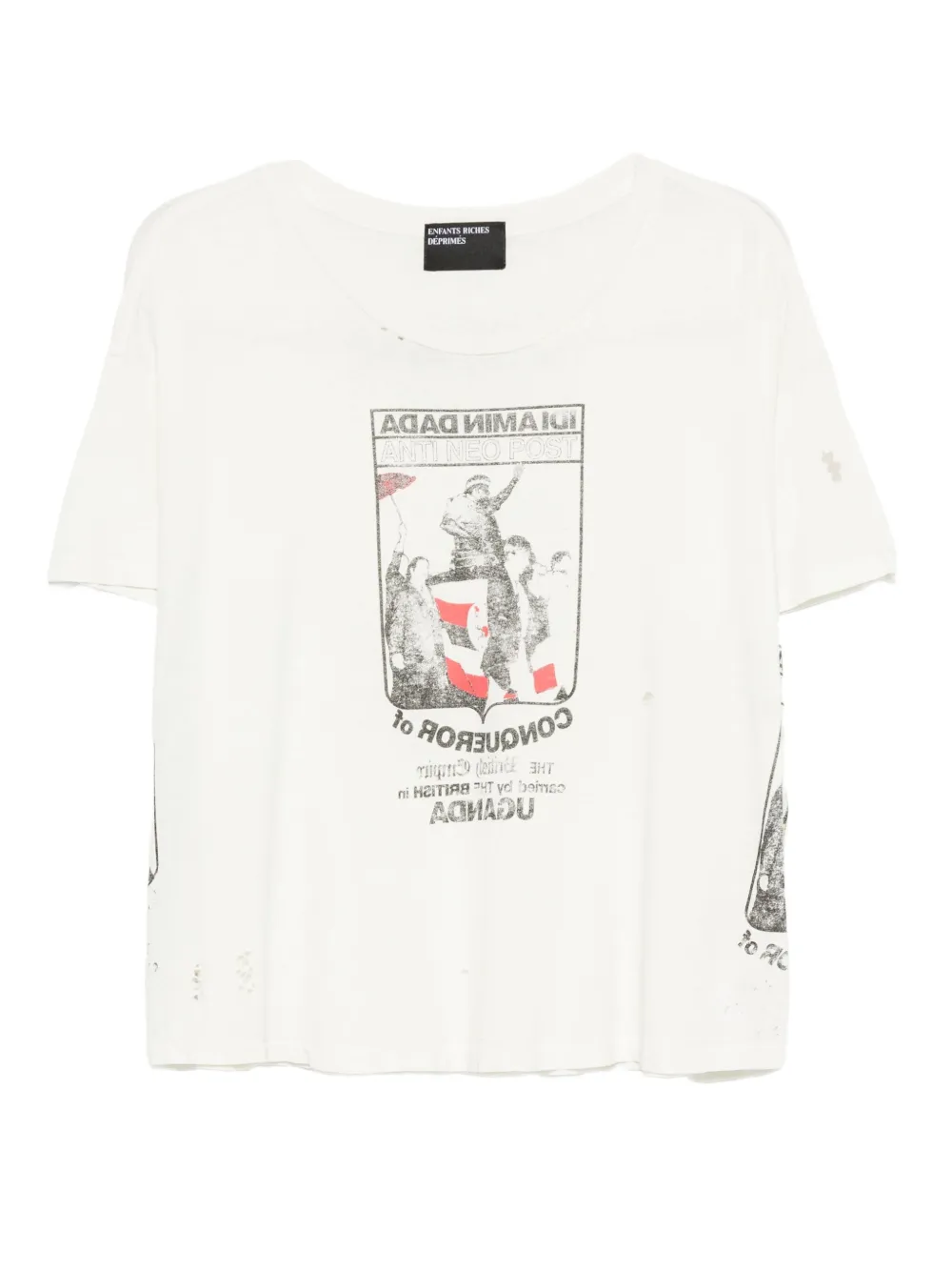 Enfants Riches Déprimés My Role in the War katoenen T-shirt Beige