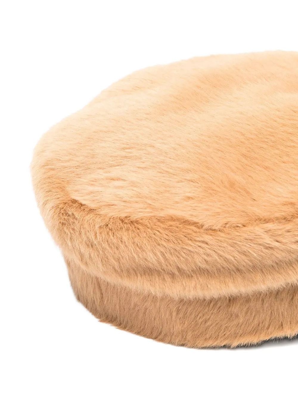 Ruslan Baginskiy faux-fur beret Beige