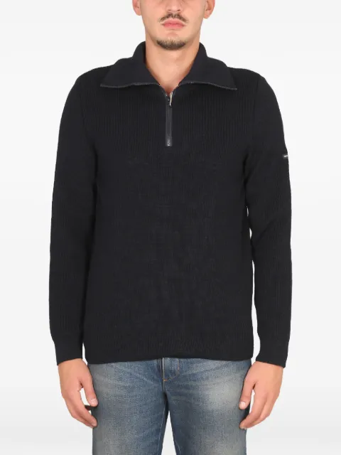 Saint James zip-collar sweater
