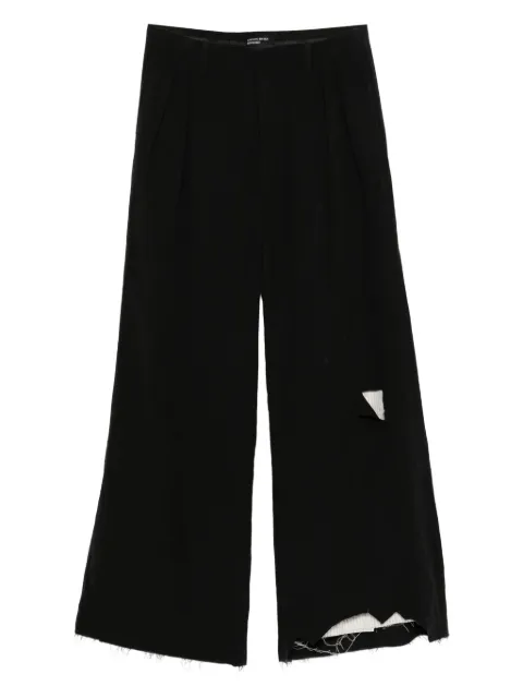 Enfants Riches Déprimés pleated frayed trousers