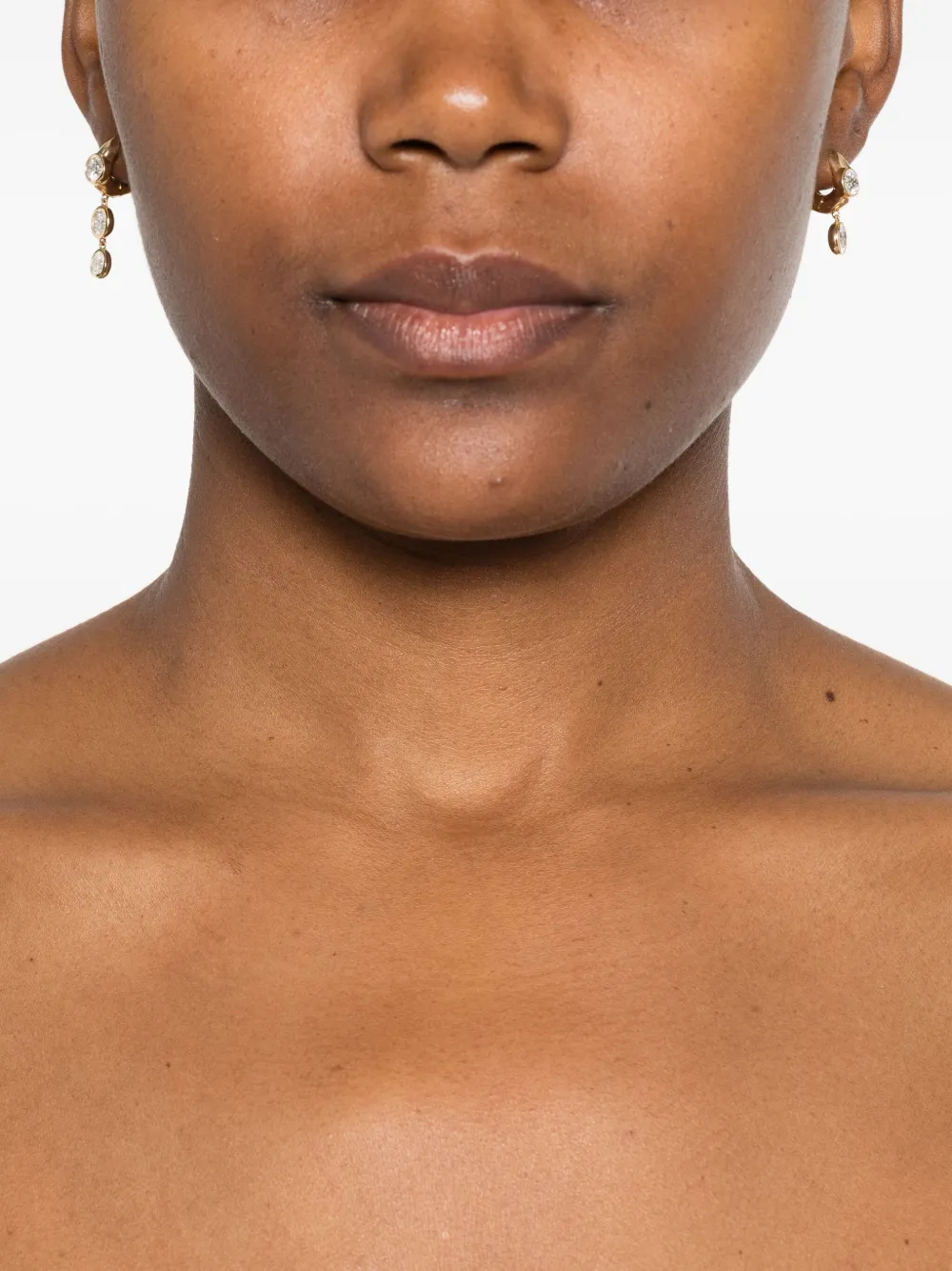 Uniform Object 18kt Yellow Gold Tusk Hoop Earrings In Gold