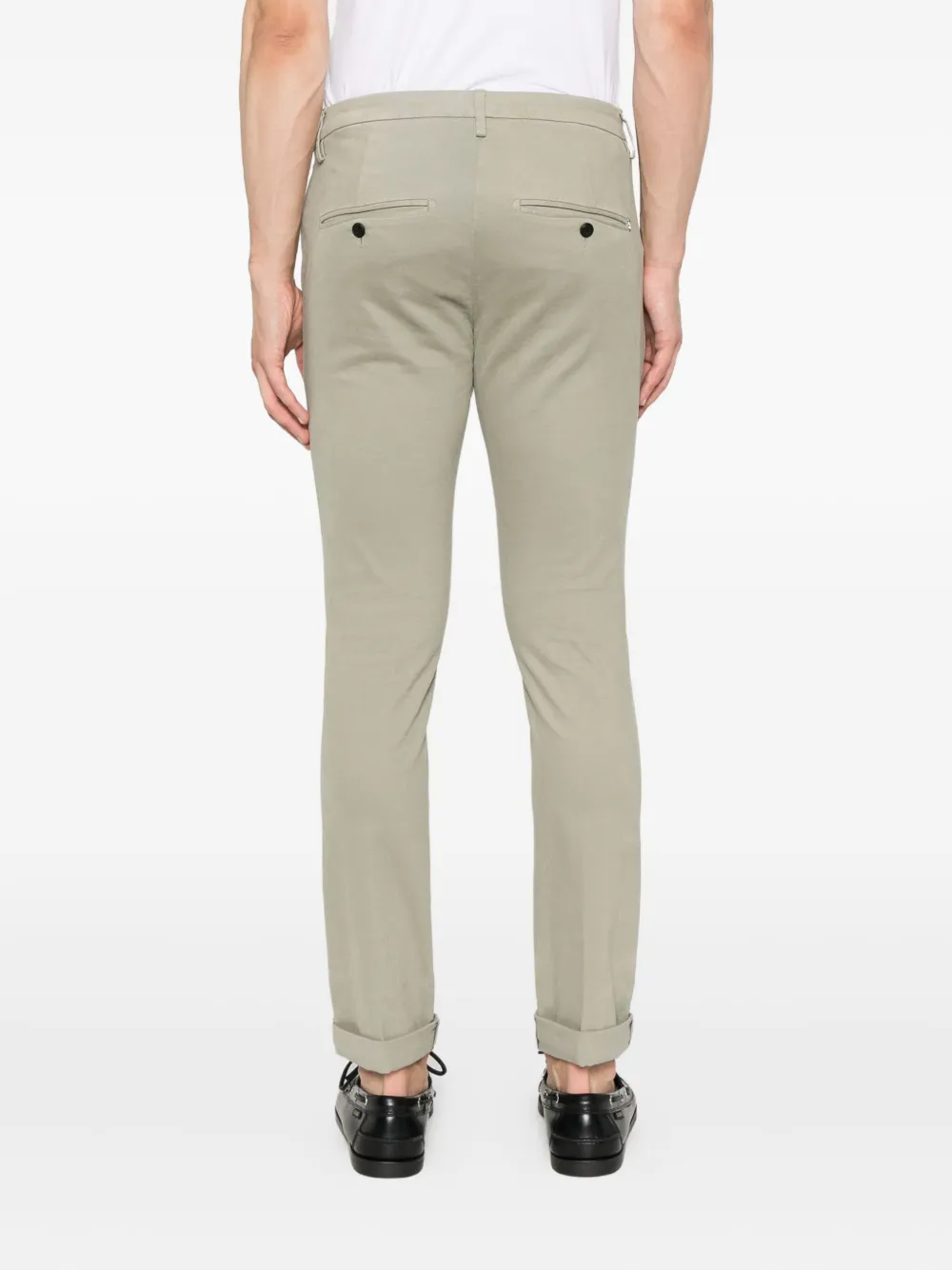 DONDUP Katoenen broek Groen