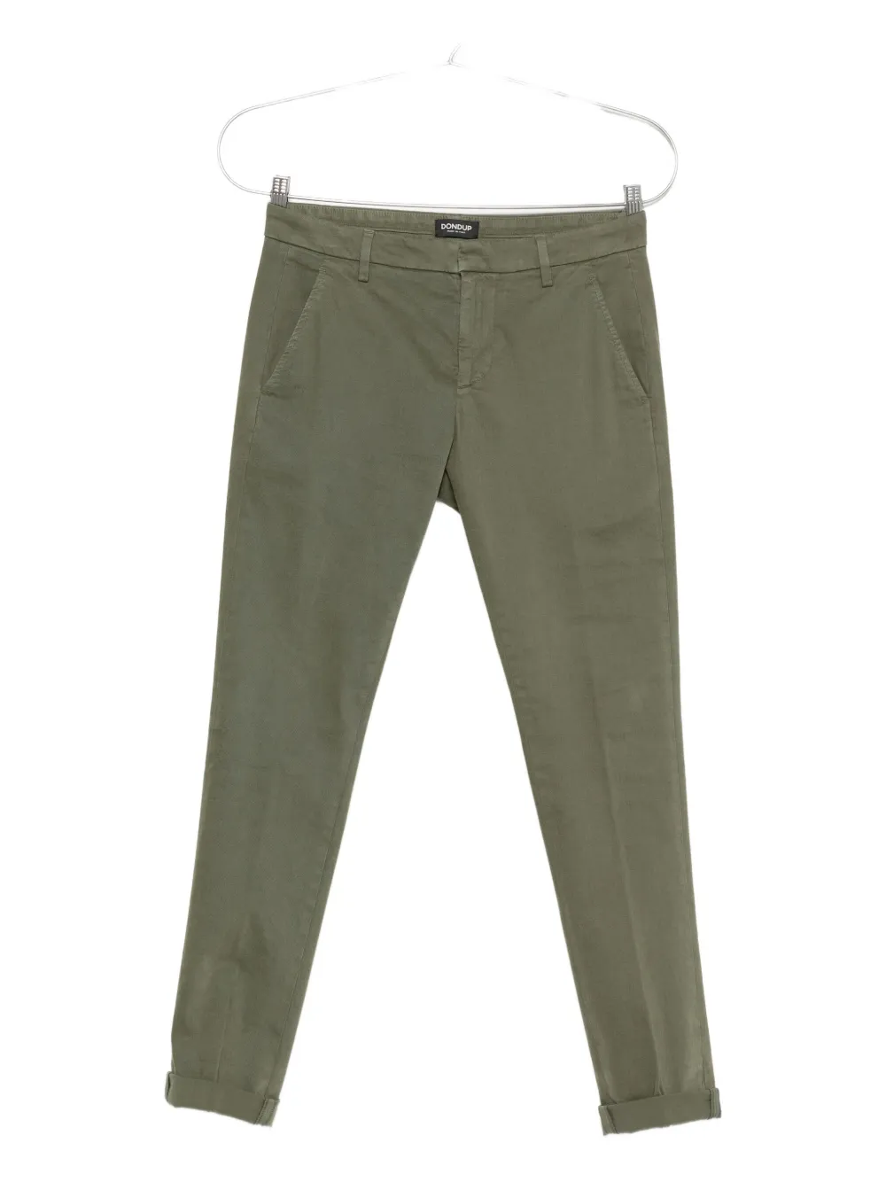 DONDUP Katoenen broek Groen