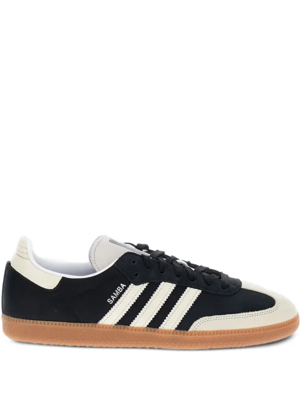 Adidas Samba Leather Sneakers Black FARFETCH PH