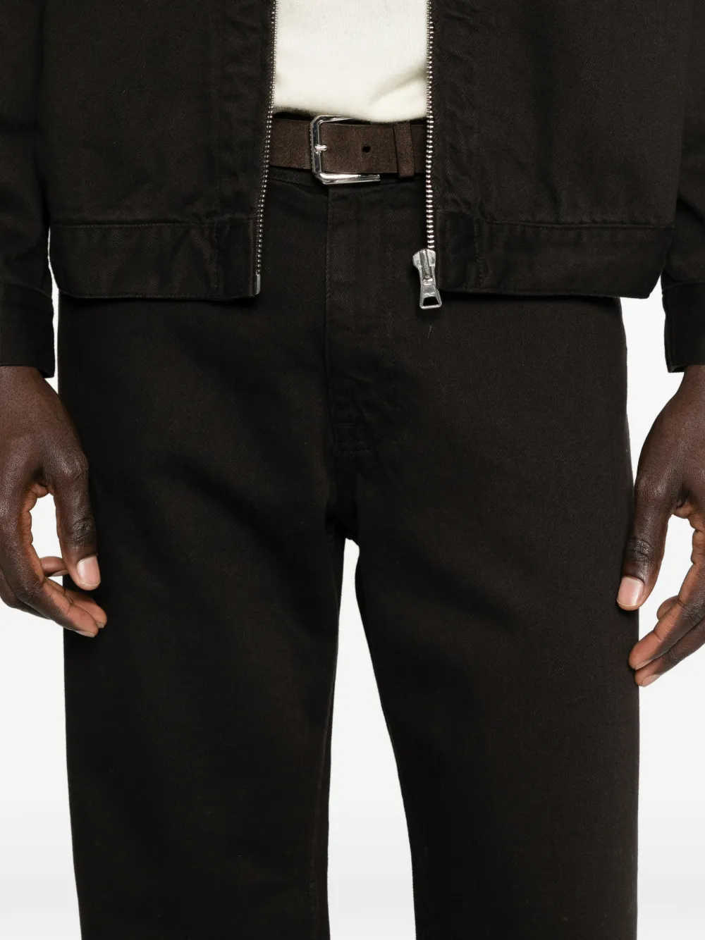 NN07 Otis ruimvallende jeans Bruin