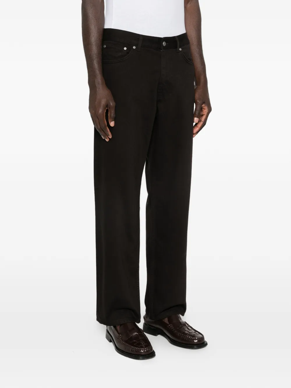 NN07 Otis ruimvallende jeans Bruin