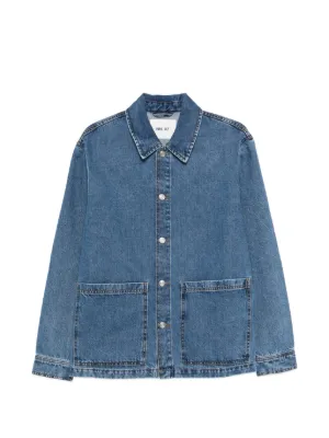Jil Sander パッチポケット オーバーシャツ | ブルー | FARFETCH JP