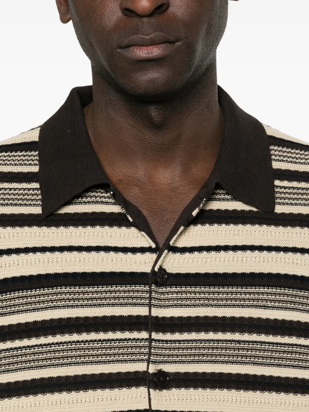 NN07 Nolan biologisch katoenen poloshirt Beige