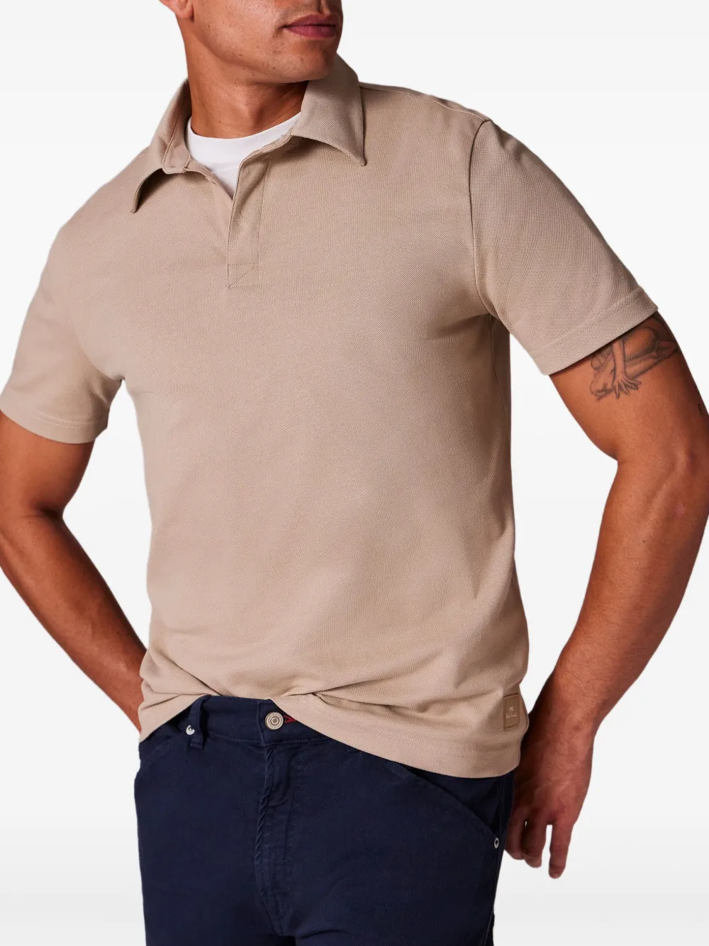 PS Paul Smith Poloshirt met korte mouwen - Beige