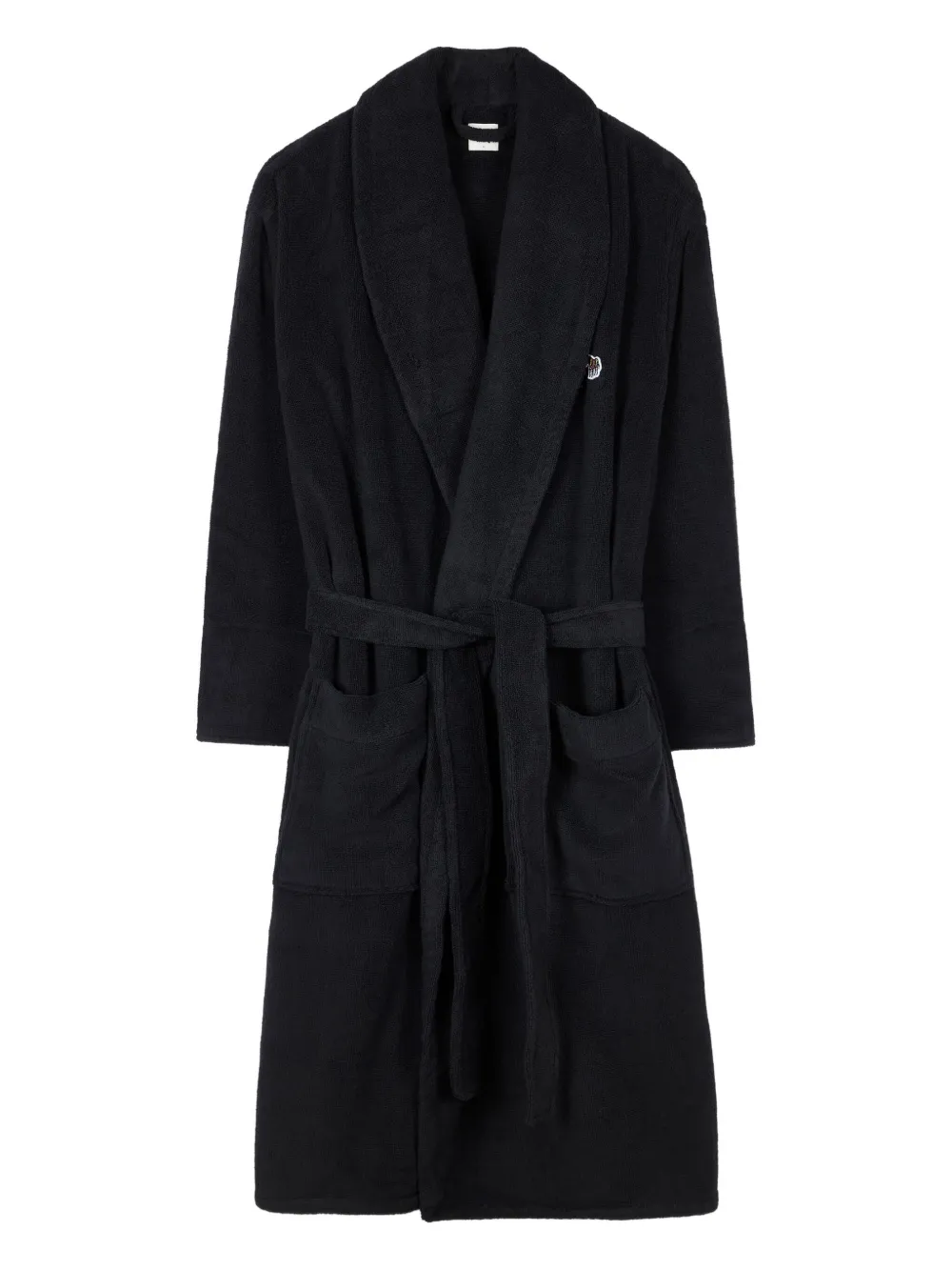 Paul Smith zebra-embroidered robe | Black | Image 1