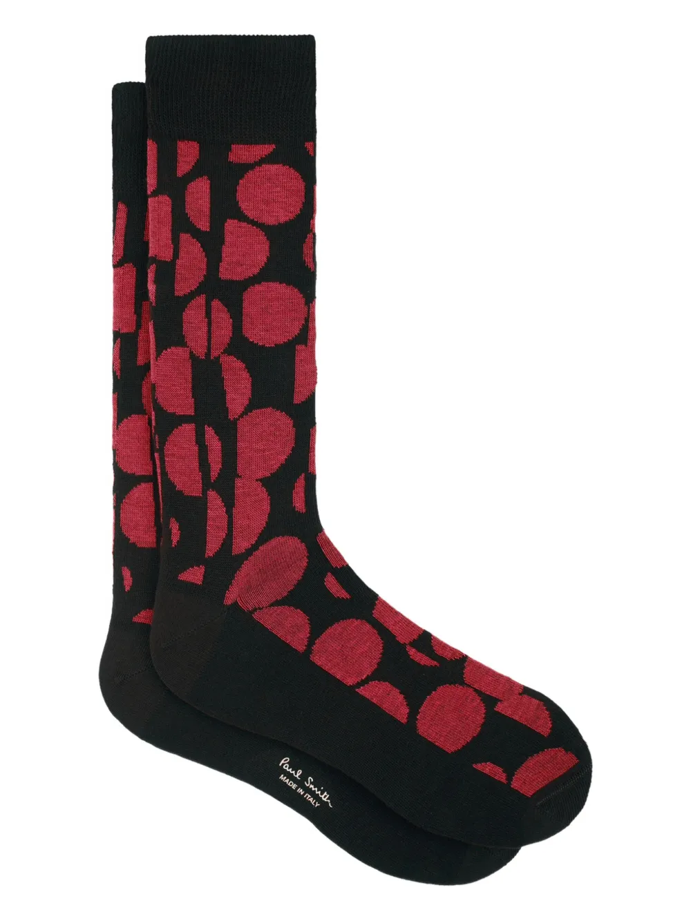 Paul Smith abstract-pattern socks | Black | Image 1