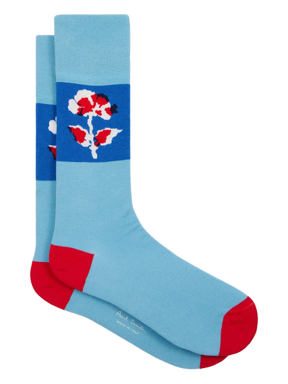 Paul Smith flower-print socks | Blue | Image 1