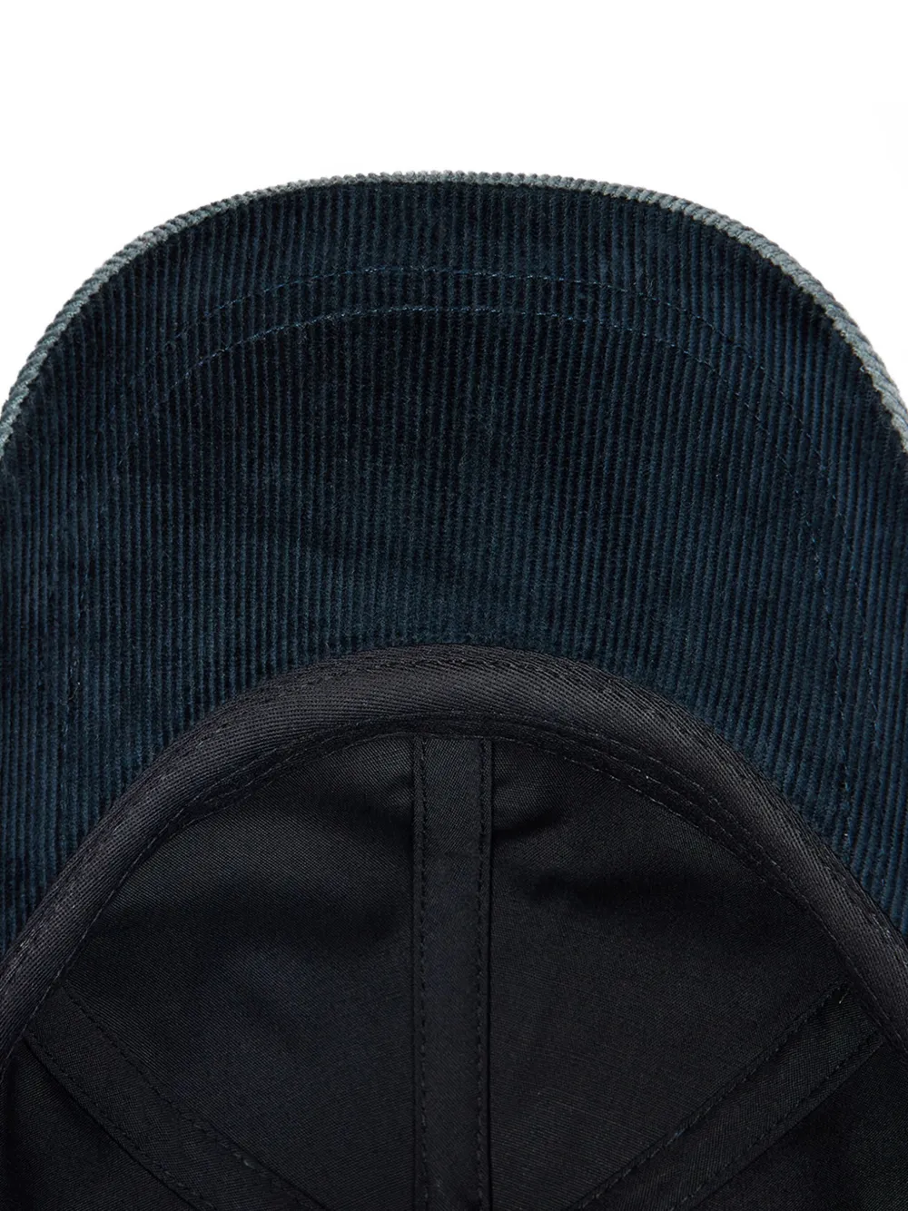 Paul Smith Corduroy Striped-strap Cap In Blue