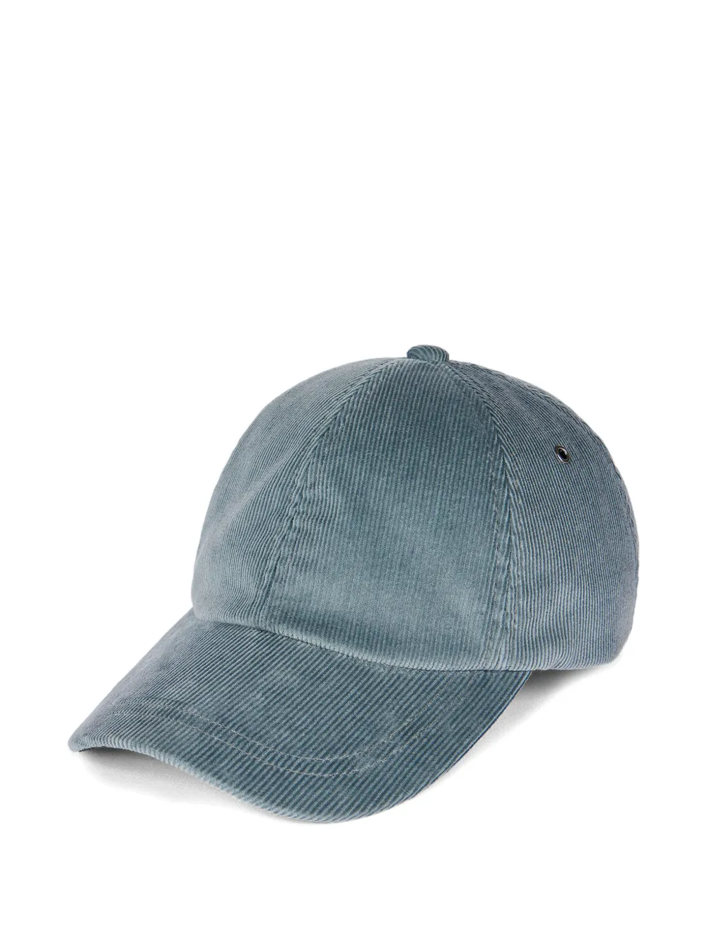 Paul Smith Corduroy Striped-strap Cap In Blue