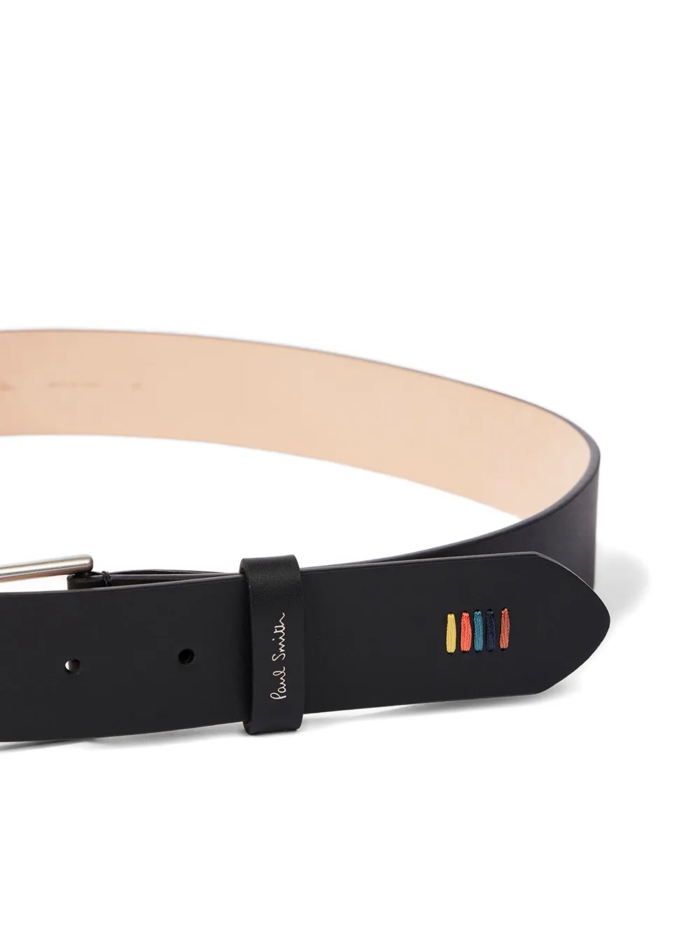 Paul Smith Artist Stripe riem Zwart