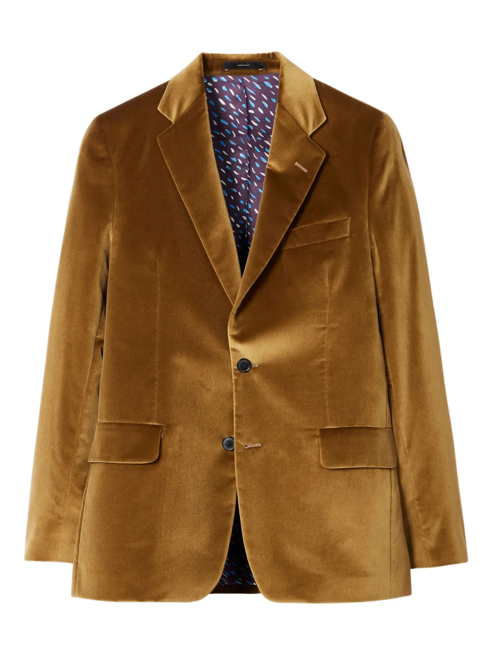 Paul Smith Blazer The Brierley in velluto - Marrone