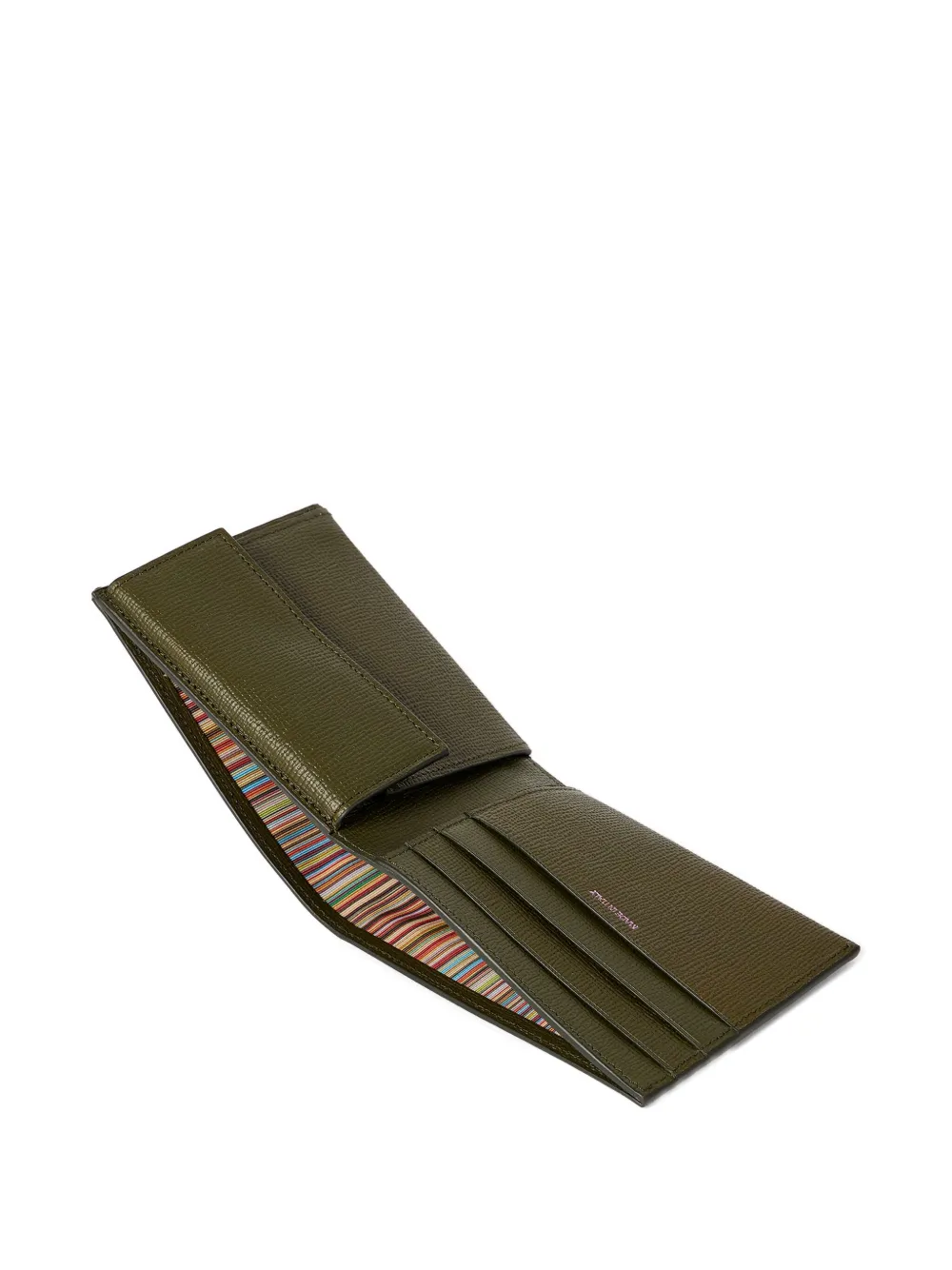  Paul Smith Floral Street Leather Wallet - Green 