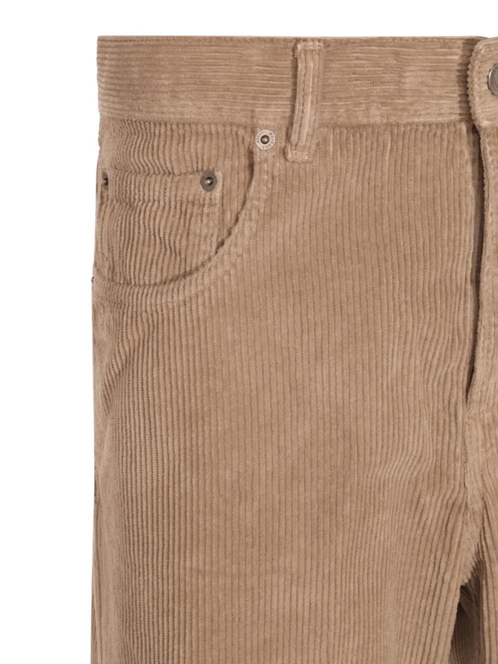 Haikure Ribfluwelen broek Beige