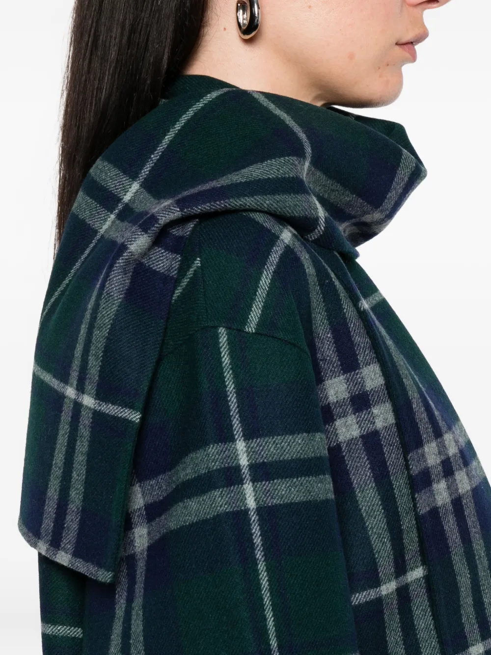 ALICIA AUDREY Button-down jack Groen