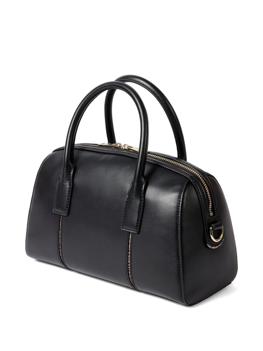 Paul Smith Boston leren tas - Zwart