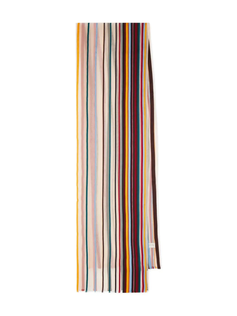 Paul Smith Striped Scarf In Multi