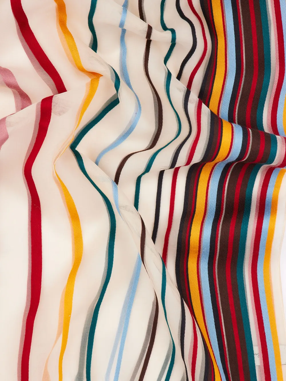 Paul Smith Striped Scarf In Multi