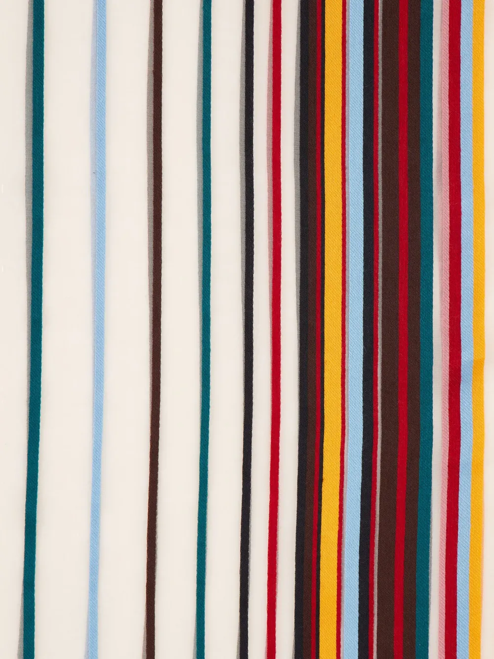 Paul Smith Striped Scarf In Multi