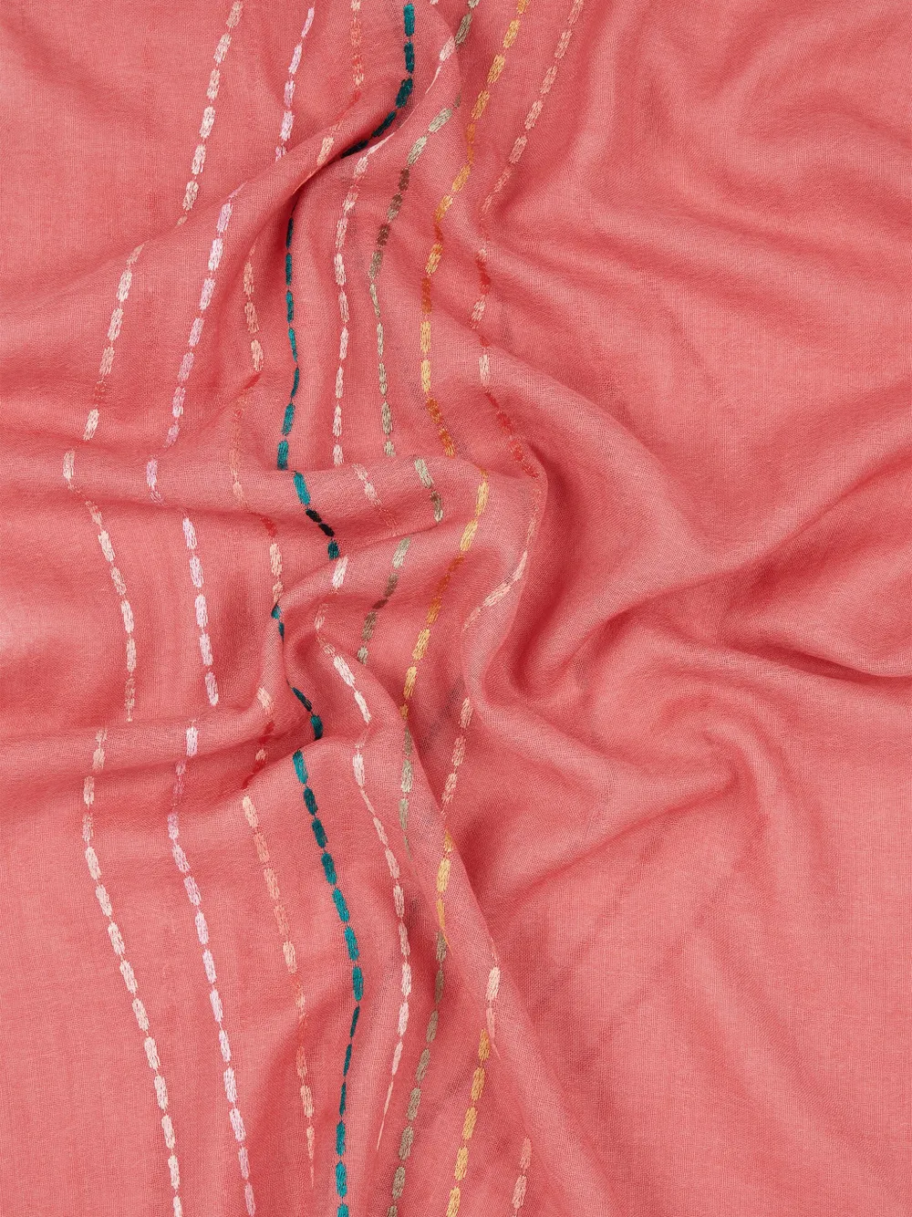 Paul Smith Stitched Scarf In Pink
