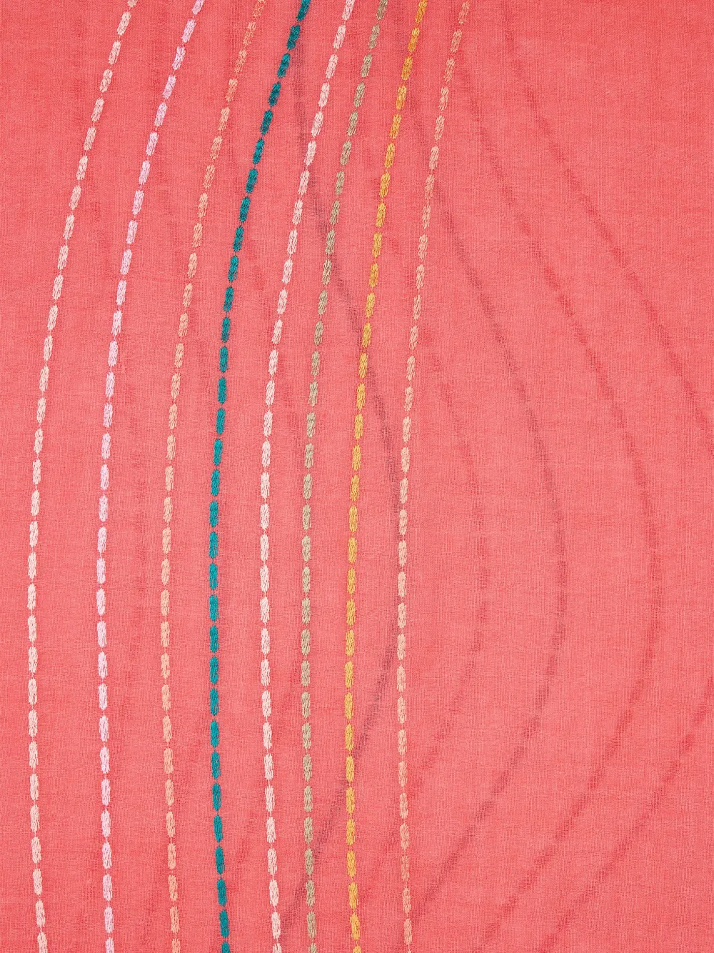 Paul Smith Stitched Scarf In Pink