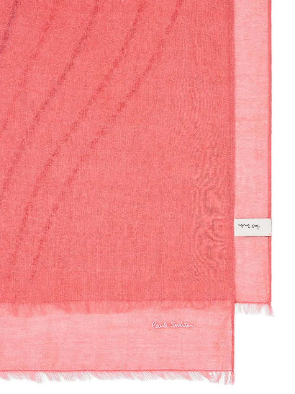 Paul Smith Sjaal met stiksel - Roze