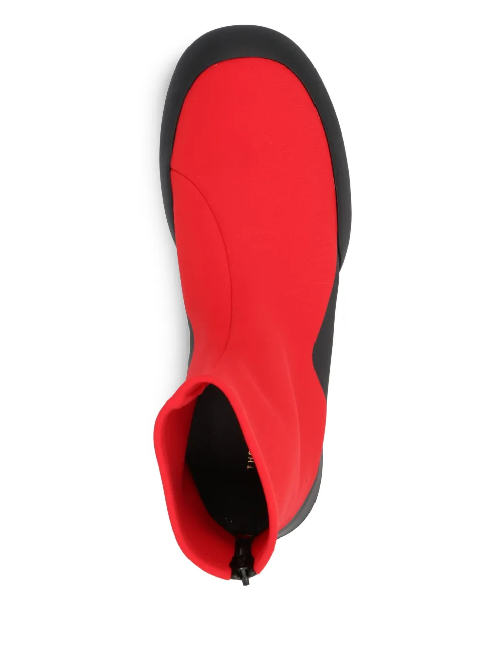 The Row zip-up ankle boots Rood