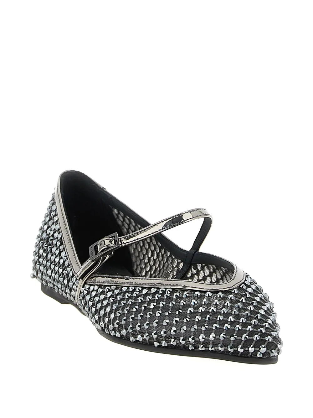 Le Silla Gilda ballerina's met kristallen Grijs